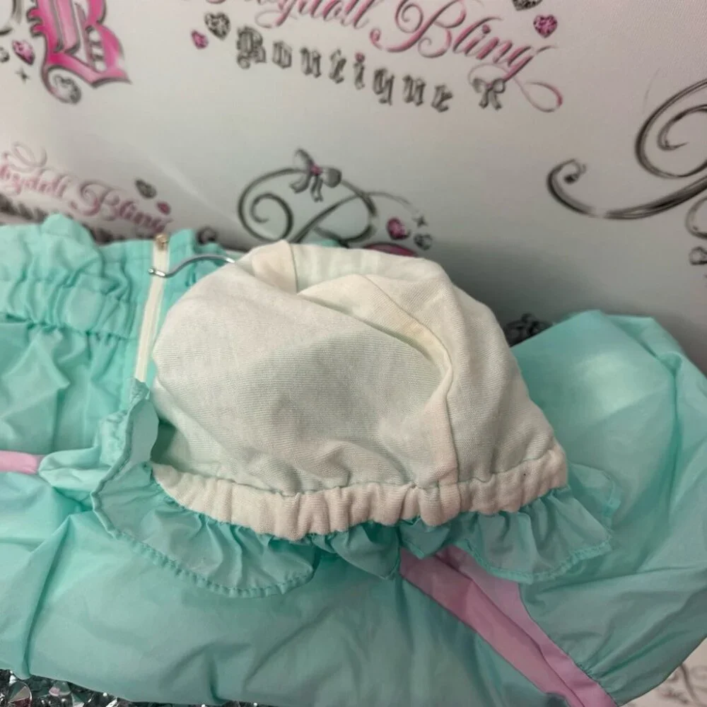 Little wishes coat jacket raincoat light weight vintage cotton candy Colors 🐥